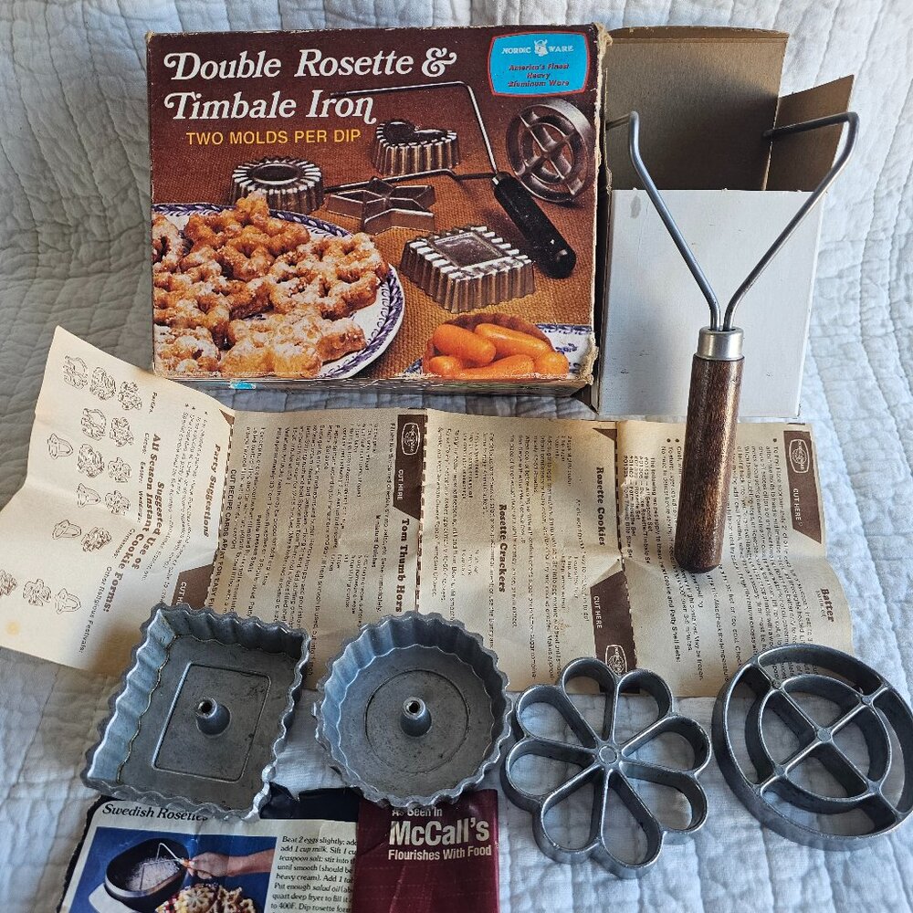 Double Rosette and Timbale Iron